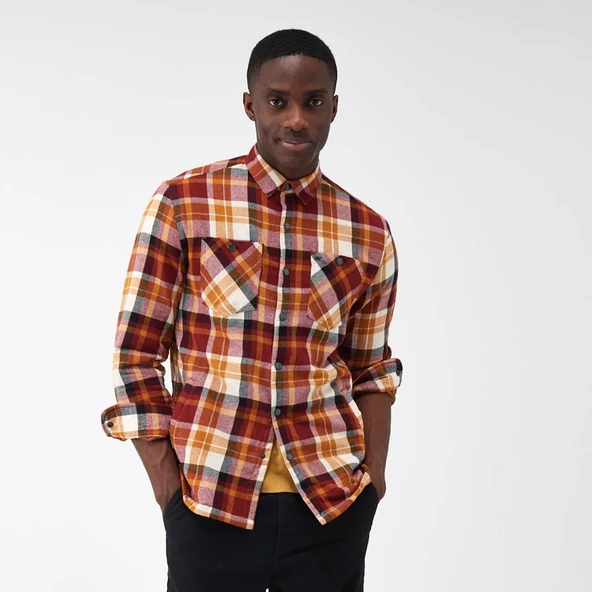 Regatta Thamos Erkek Gömlek-TURUNCU - 8