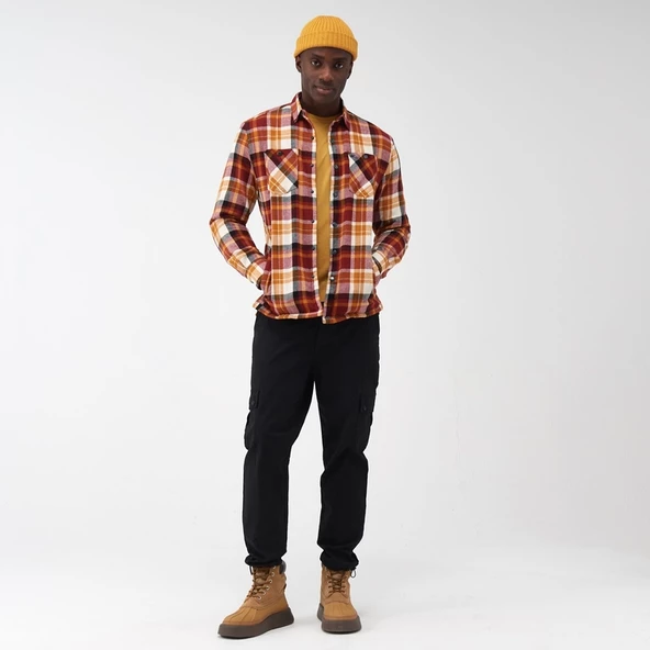 Regatta Thamos Erkek Gömlek-TURUNCU - 4