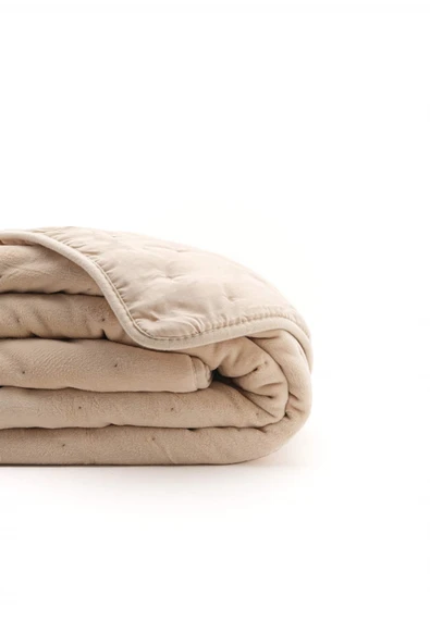 Aksu Soft Vienna Çift Kişilik Yatak Örtüsü Seti (220x240)-Mocha - 2