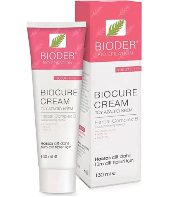 Bioder Biocure Tüy Azaltıcı Vücut Kremi 130 Ml 8680512624424