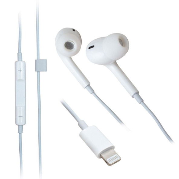 AirPods Modeli Lightning Mikrofonlu Kulaklık Lightning Girişli Kablolu