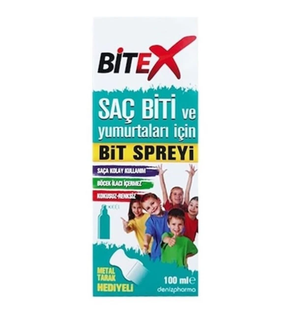 Bitex Bit Spreyi Metal Tarak Hediyeli 100 Ml 8699956000237