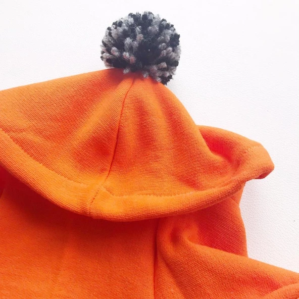 Na Orange Athletique Hoodie Köpek Kıyafet Elbise - 4