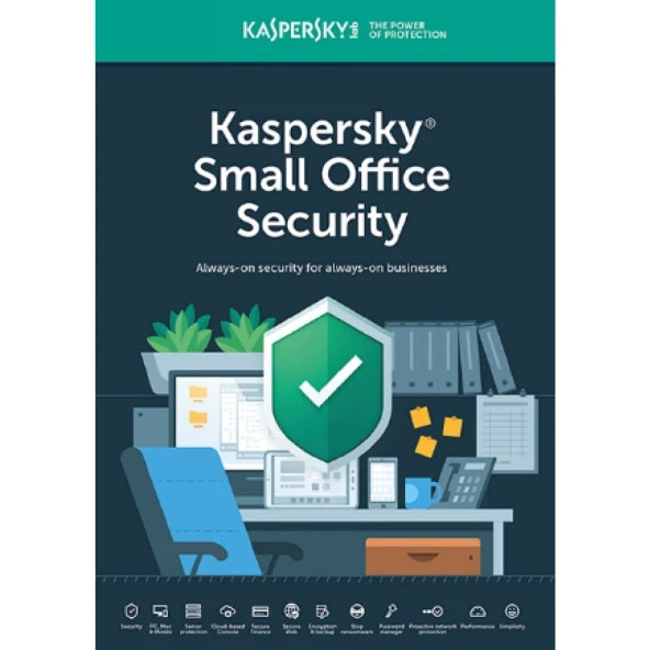 KASPERSKY  Small Office Security ANTIVIRUS 1 SERVER+5 PC+ 5 MOBIL CIHAZ 3 YIL