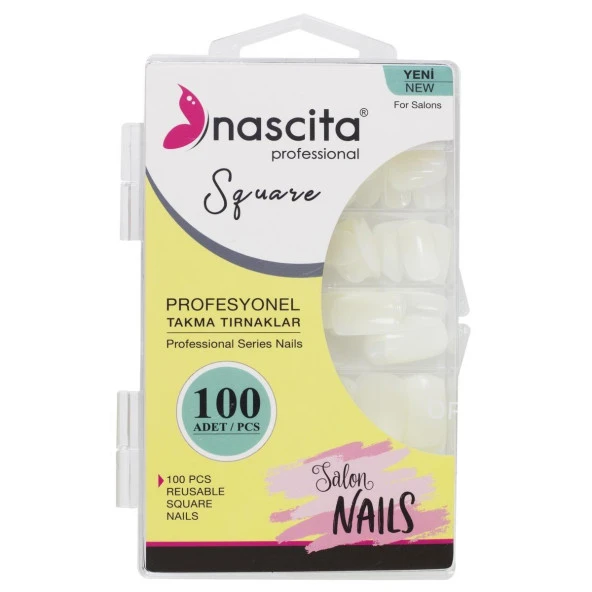 Nascita Takma Tırnak 100 Lü Square Nasnaıl00167