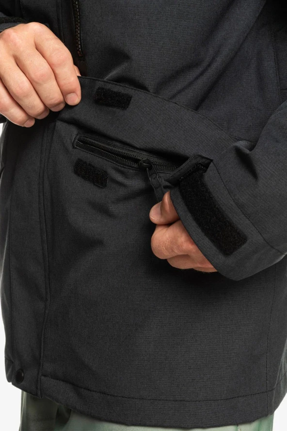 Quiksilver Missıon Solid Siyah Erkek Snowboard Montu - 8