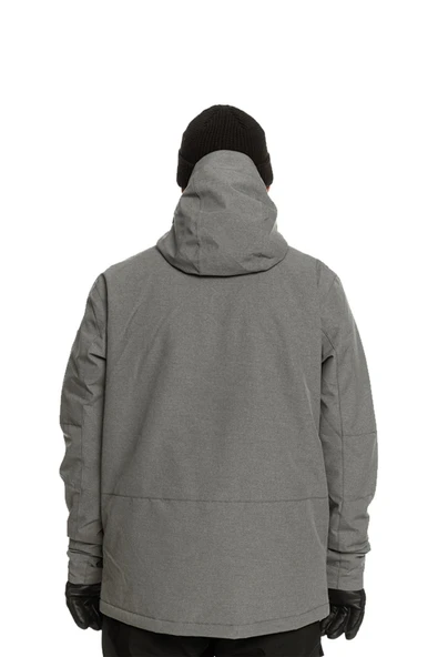 Quiksılver Mıssıon Solıd Jk Erkek Gri Snowboard Montu - 11