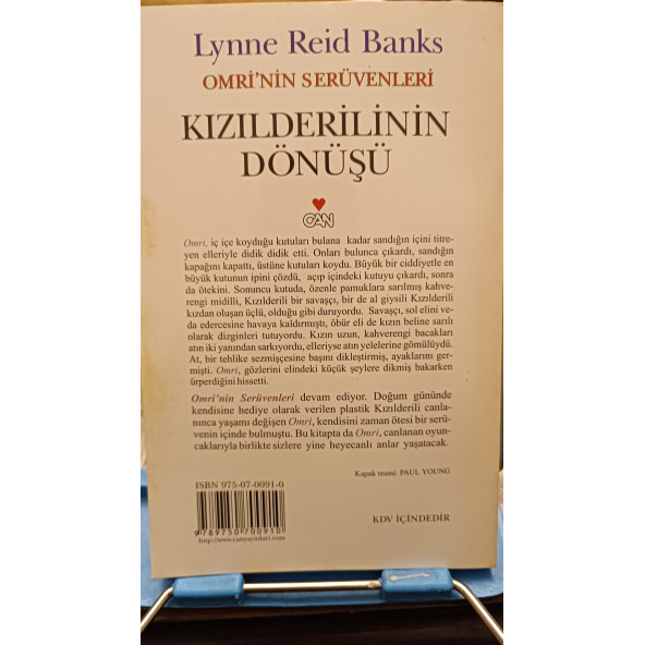 OMRİ'NİN SERÜVENLERİ KIZILDERİLİNİN DÖNÜŞÜ CAN İKİNCİ KİTAP  - TÜLİN NUTKU Resimler PIERS SANFORD - 2