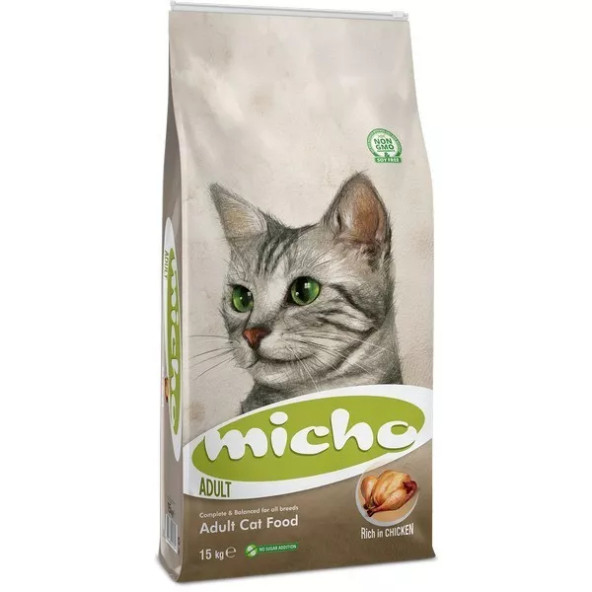 Micho Adult Cat Tavuklu Hamsi Ve Pirinçli Yetişkin Kedi Maması 15 Kg