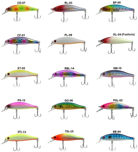 Sea Horse Em-Forseabass 8cm 11gr 0.9-1.8mt Sinking Maket Balık