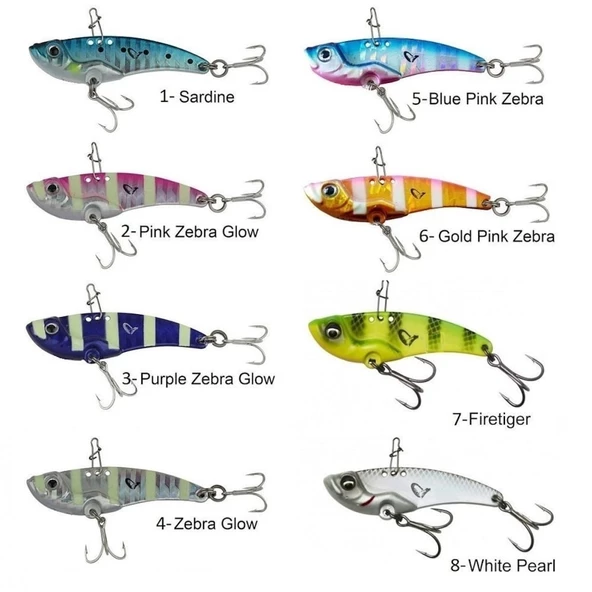Savage Gear 3D Minnow Metal Vib Blade Vibrasyon Jig 4gr 3.5cm