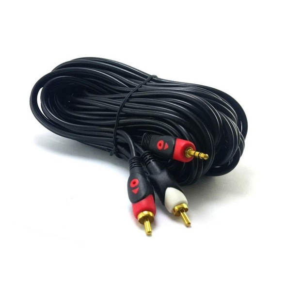 Fully G530CD 2RCA 3,5mm Stereo Kablo 5mt Ses Kablosu