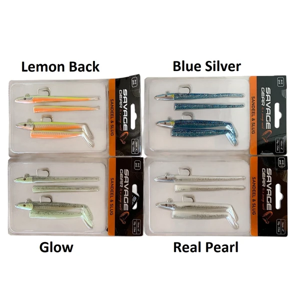 Savage Gear Sandeel And Slug 10cm 10gr 4+2 Adet Suni Silikon Yem ürün görseli 1