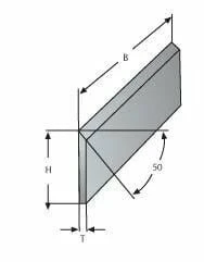 Kohertz 500*35*3 Planya Bıçağı 1 Adet - Resim 2