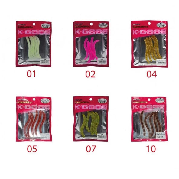 Mutant 3506 Forte Lrf Silikon Kurt Yem 7.5cm (5'Li Paket)