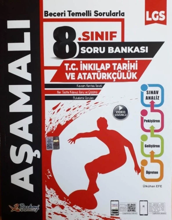 8. Sınıf LGS T.C. İnkılap Tarihi ve Atatürkçülük Aşamalı Soru Bankası Berkay Yayıncılık