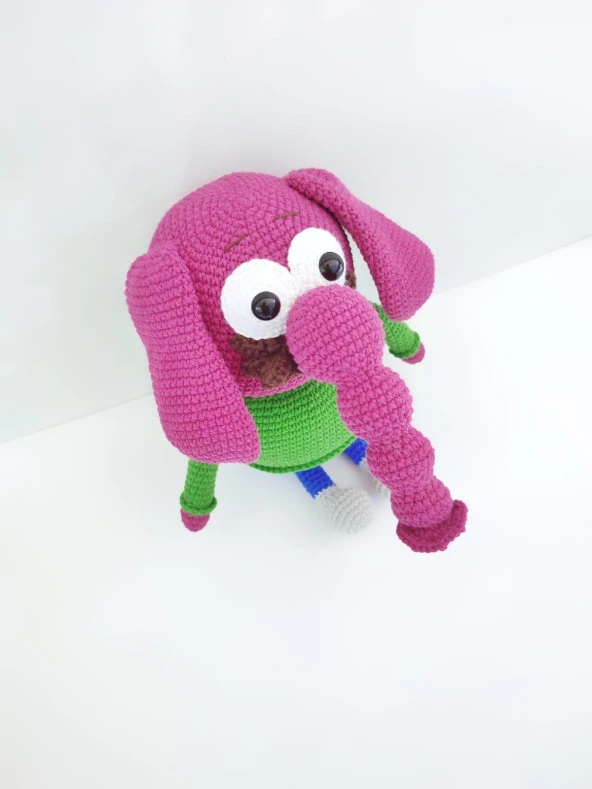 Kral Şakir - Fil Necati Amigurumi Organik Oyuncak - 2