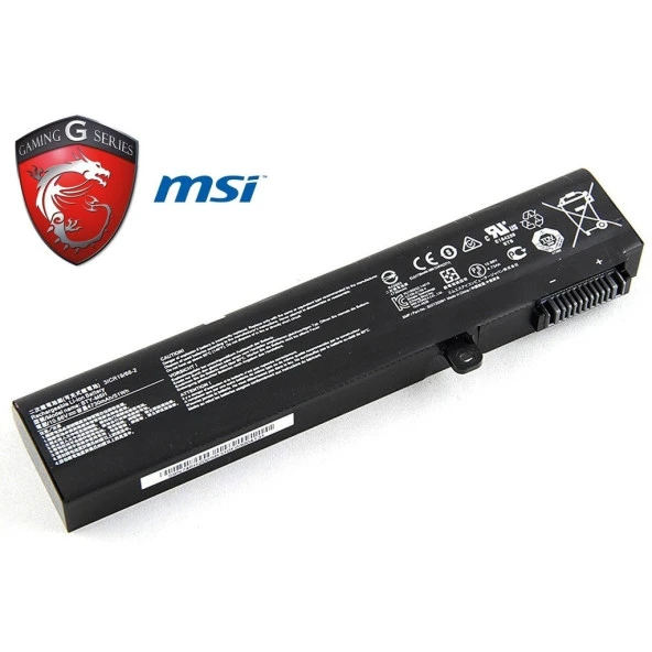 MSI GP72 Leopard Pro 6QE-443TR, 6QF-442TR Notebook Bataryası, Laptop Pili V2 (5200Mah) - 3