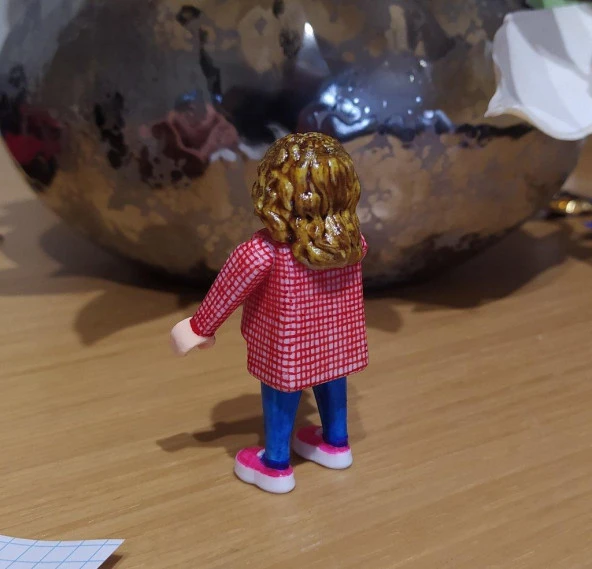Cabeza Playmobil Korrección Fallos Plastik Aparat