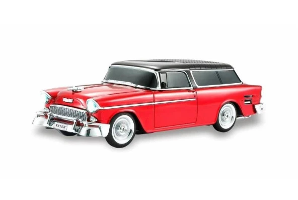 Chevrolet Belair 1955 Model Araba Bluetooth Hoparlör Fm Radyo USB Tf Aux Destekli Speaker - 3