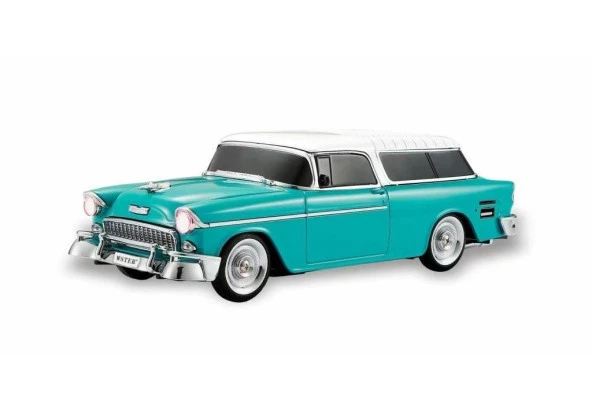 Chevrolet Belair 1955 Model Araba Bluetooth Hoparlör Fm Radyo USB Tf Aux Destekli Speaker - 4