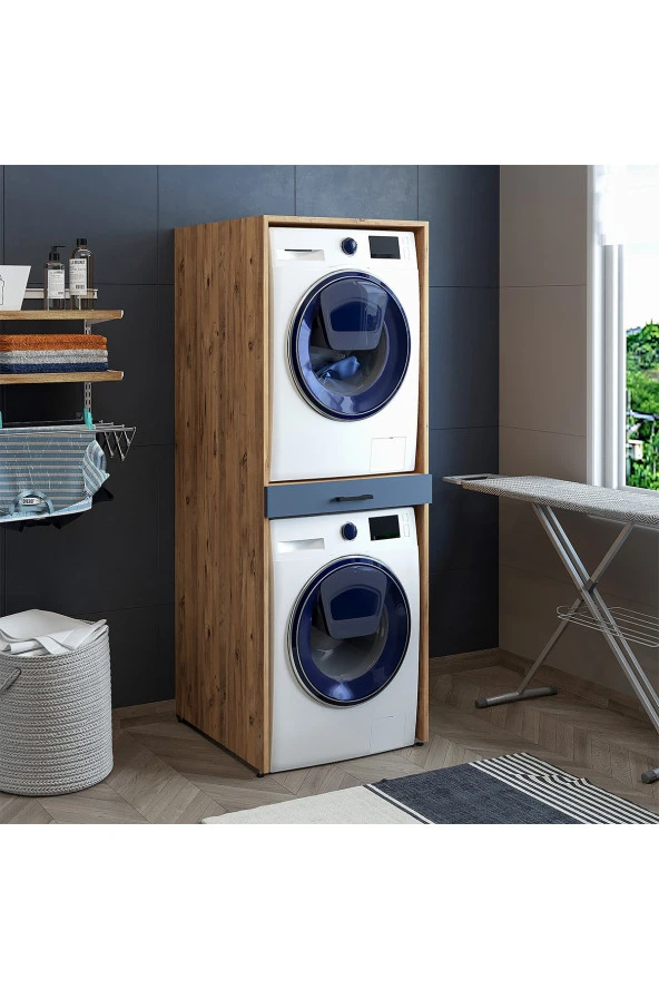 ROOMART Çamaşır Ve Kurutma Makinesi Dolabı - 3