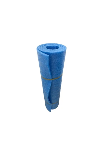 Şeker Portakalım1 Adet Mavi Pilates, Yoga, Kamp Matı (10 mm Kalınlık) - 170x60 cm - 3