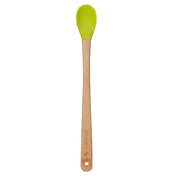 Silver Crest SPT-03 3 Lu Renkli 26CM Uzun Silikon Bambu Spatula Seti - 3
