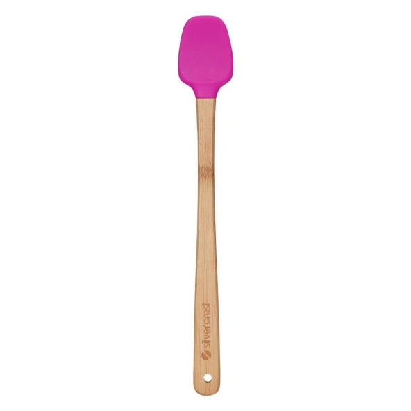 Silver Crest SPT-03 3 Lu Renkli 26CM Uzun Silikon Bambu Spatula Seti - 4