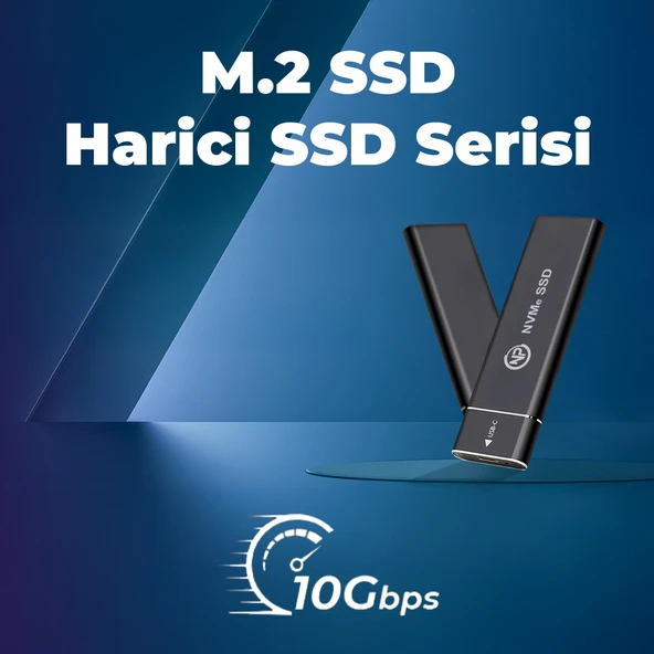 NPO DK02 NVMe M.2 900/1000Mb/s 512GB USB-A/Type-C Kablolu Taşınabilir Harici SSD - Resim 6