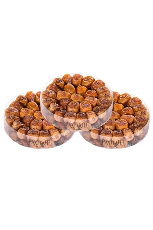 Medine Cassim Kasim Sukkari Rutab Duble Taze -Yaş Hurma 1500GR Tabak Hurma Yumuşak 3 Paket Set ürün görseli 1