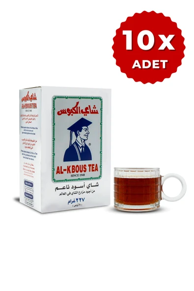 Al-kbous Siyah Çay - Black Tea - Arap Çayı 250 Gr X10 Paket