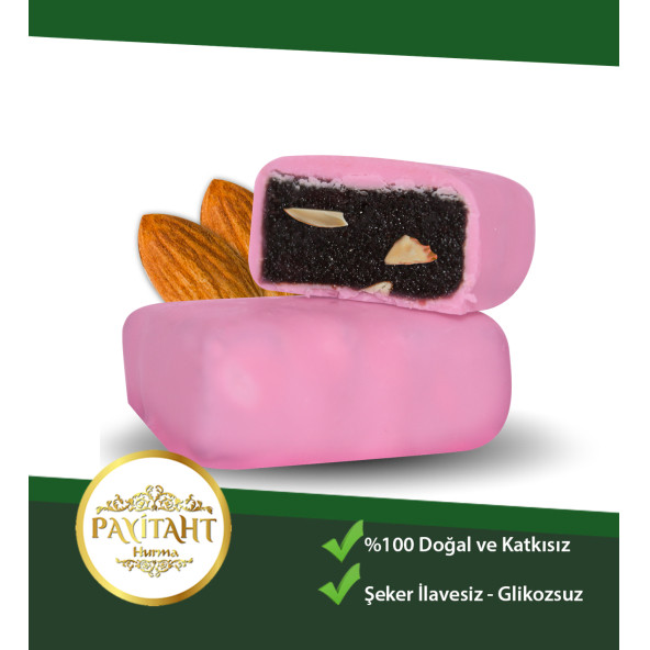 Levziyyat - Frambuazlı Çikolata Kaplı Bademli Hurma 250gr - 2