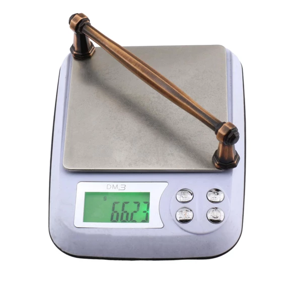 Sütun Düz Metal 128 mm Eskitme Antik Bakır Mobilya Mutfak Çekmece Dolap Dolabı Kulpu Kulbu Kulpları - 5