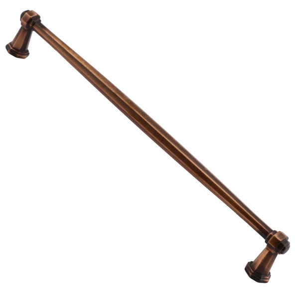 Sütun Düz Metal 224 mm Eskitme Antik Bakır Mobilya Mutfak Çekmece Dolap Dolabı Kulpu Kulbu Kulpları - 7