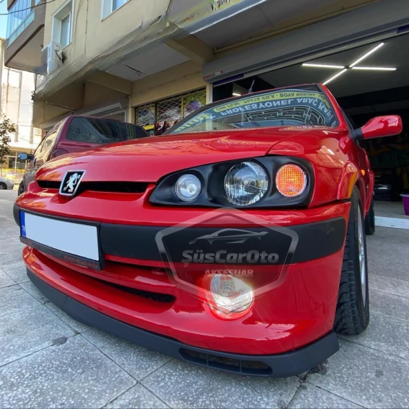 Peugeot 106 1991-2004 Uyumlu Üniversal Laguna Lip Esnek Ön Lip 2 Parça Tampon Altı Dil Karlık Ön Ek - 2