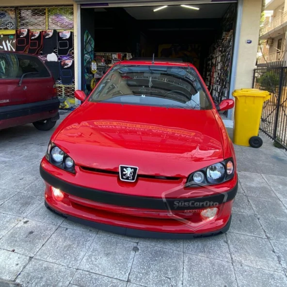 Peugeot 106 1991-2004 Uyumlu Üniversal Laguna Lip Esnek Ön Lip 2 Parça Tampon Altı Dil Karlık Ön Ek - 5