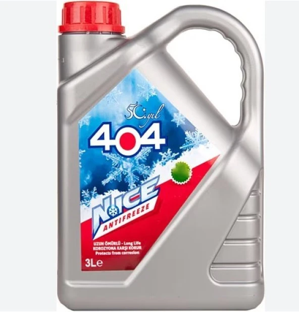 404 Antifriz 3 Lt -56 Derece Kırmızı