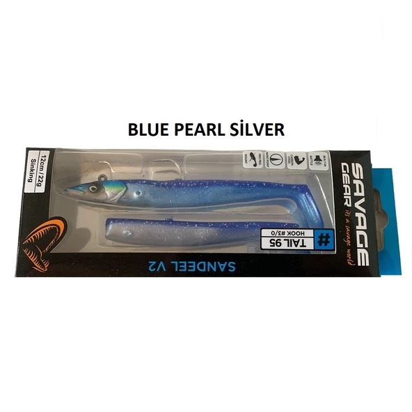 Savage Gear Sandeel V2 12cm 22gr 2+1 Silikon Suni Yem - 4