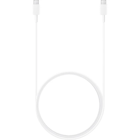 Samsung Lenovo Tab M10 TB-X505L İle Uyumlu 60W Type-C To Type-C Data ve Şarj Kablo 1.8Metre Beyaz
