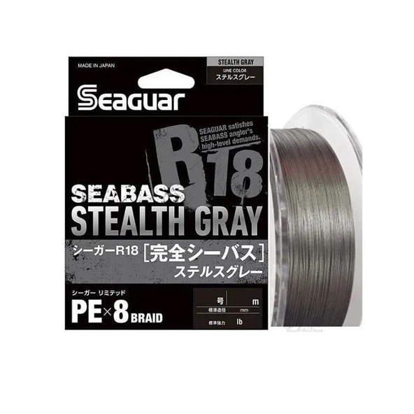 Seaguar Stealth Gray PE 8 Örgü Spin İp Misina 150mt Gri