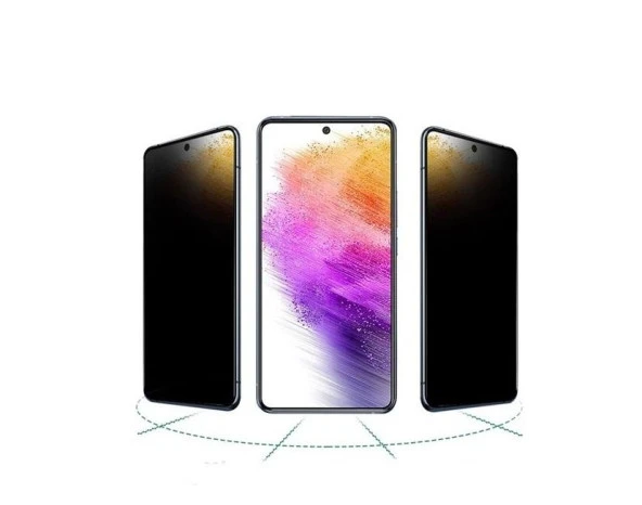 Samsung Galaxy A54 Uyumlu Hayalet Privacy Esnek Mat Nano Ekran Koruyucu - 2