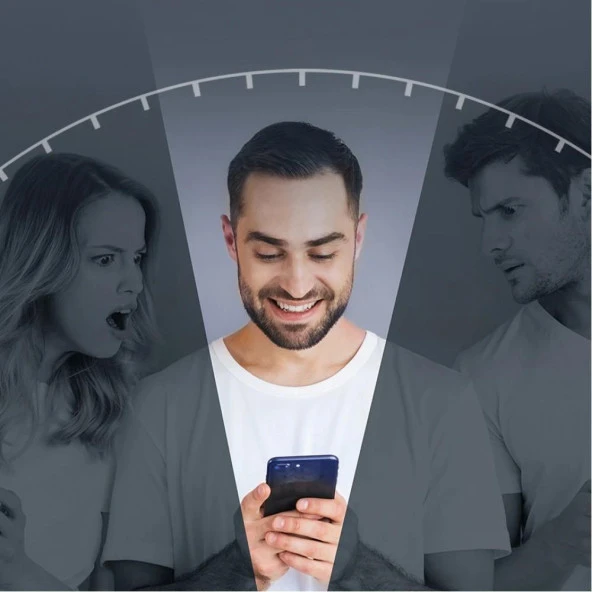 Samsung Galaxy A54 Uyumlu Hayalet Privacy Esnek Mat Nano Ekran Koruyucu - 4