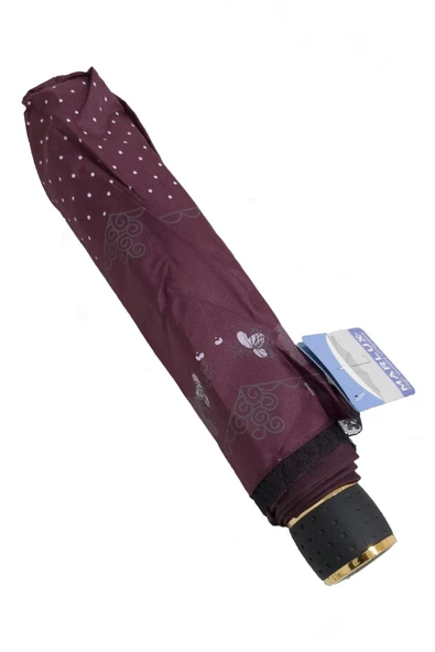 Marlux Bordo  8 Telli Rüzgar Koruma Kadın Şemsiye M21MAR417R001 - Resim 5