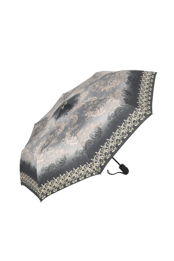 Marlux Gri Desenli Otomatik Kadın Şemsiye M21MAR112LR006 ürün görseli 1