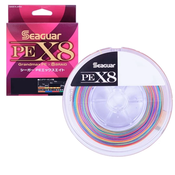 Seaguar PE X8 Grandmax 8 Örgü Spin İp Misina 150mt Multi Color - 3