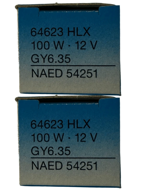 Osram 64623 HLX 100W 12V GY6.35 Duylu EVA Halojen Ampul (2 Adet)