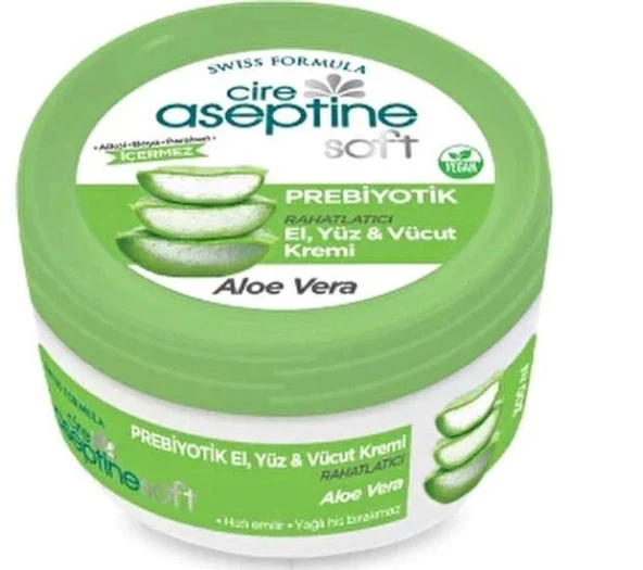 Cire Aseptine Prebiyotik Aloe Vera Özlü Mini Krem 30 Ml