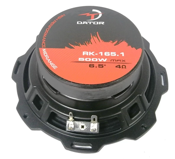 Dator 16 Cm Midrange RK-165.1 100W RMS 400W Maksimum Güç Bullet Göbek (2 Adet) - 3