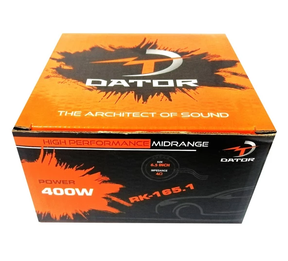 Dator 16 Cm Midrange RK-165.1 100W RMS 400W Maksimum Güç Bullet Göbek (2 Adet) - 2